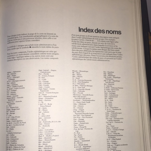 Grand Atlas du Canada et du Monde 1979 Hardcover - Picture 12 of 14